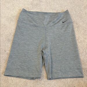 Nike Women's Heather Gray Bike Shorts